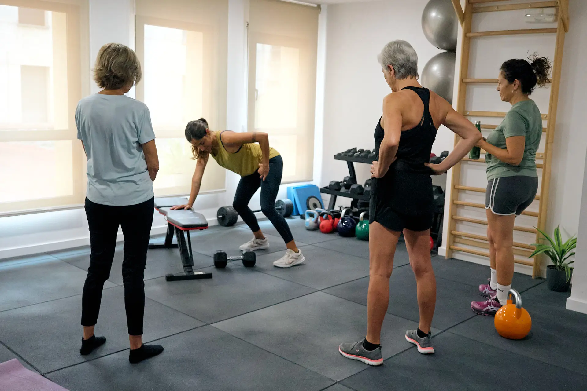 Ejercicio mujer menopausia girona